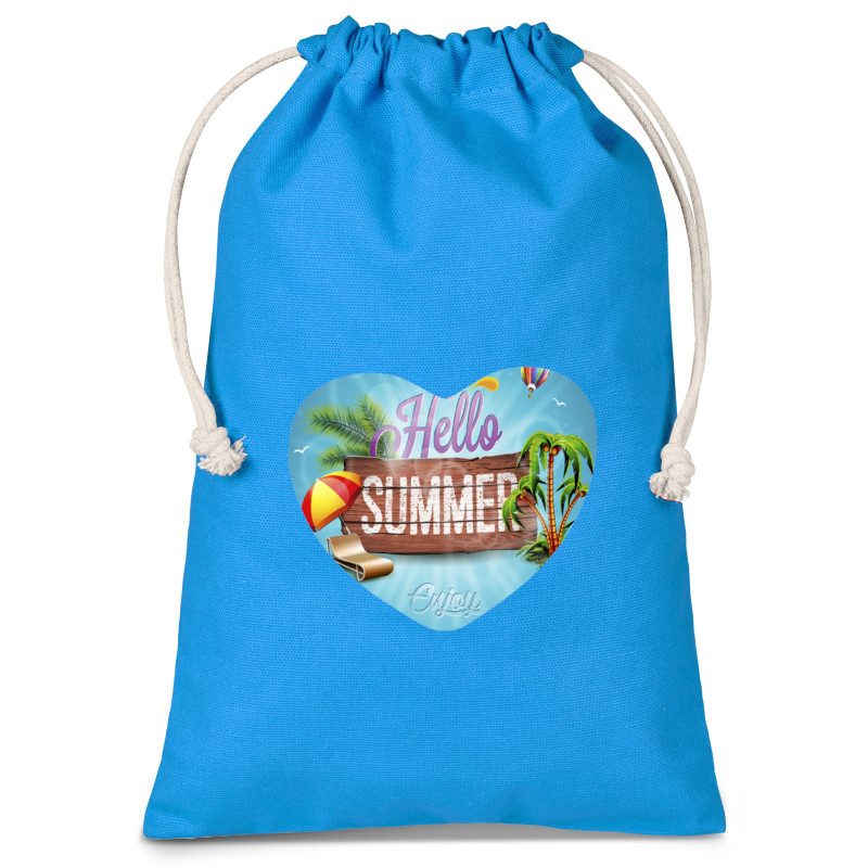 Allsorts Midi Cotton Drawstring Pouch