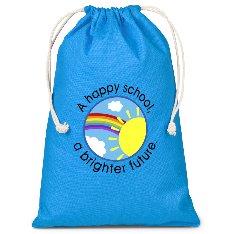 Allsorts Maxi Cotton Drawstring Pouch