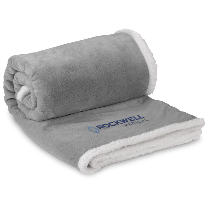 US Basic Mckinley Sherpa Fleece Blanket
