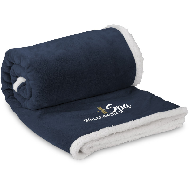 US Basic Mckinley Sherpa Fleece Blanket