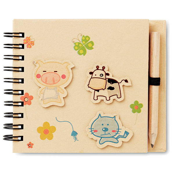 Kiddies Notepad & Pencil