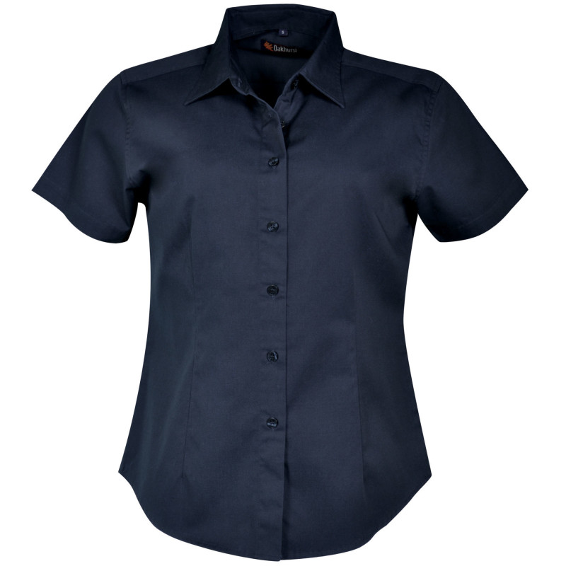 Ladies Classic Woven Shirt Short Sleeve