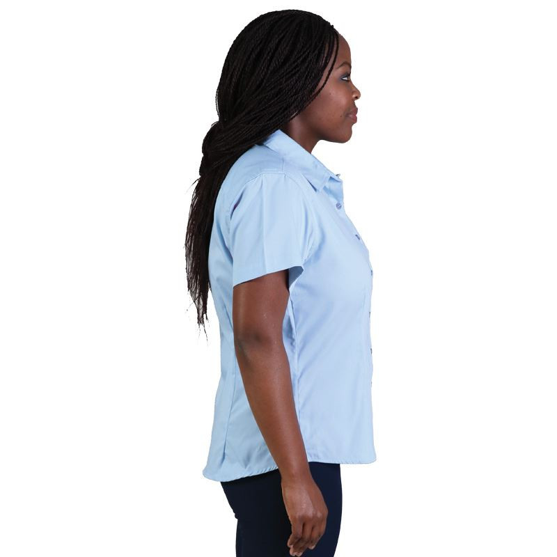 Ladies Classic Woven Shirt Short Sleeve