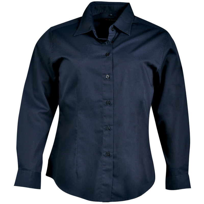 Ladies Classic Woven Shirt Long Sleeve