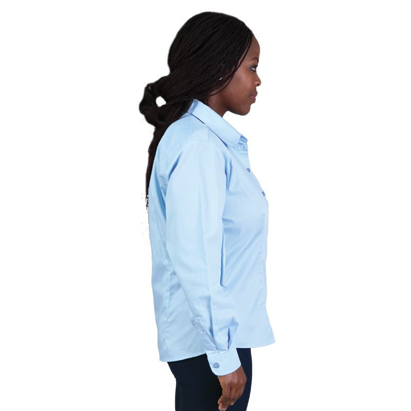 Ladies Classic Woven Shirt Long Sleeve