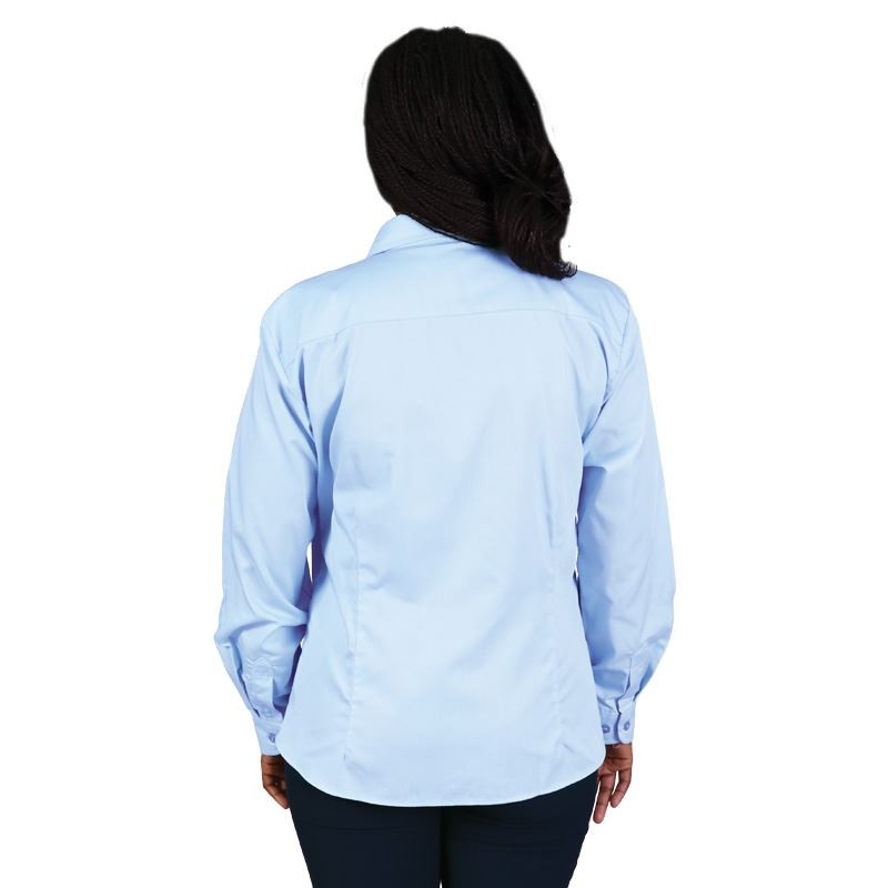Ladies Classic Woven Shirt Long Sleeve