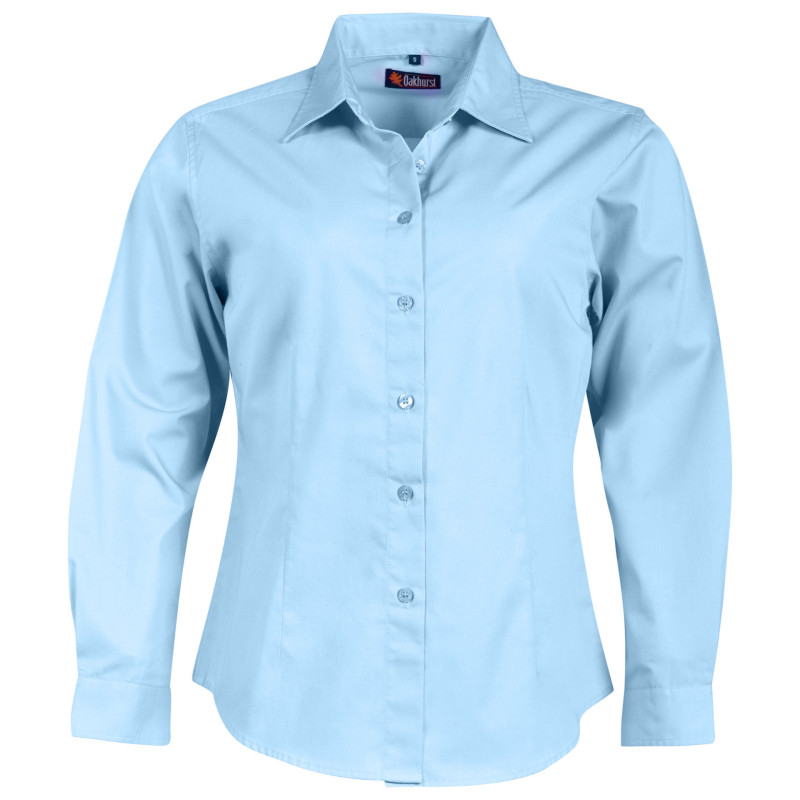 Ladies Classic Woven Shirt Long Sleeve