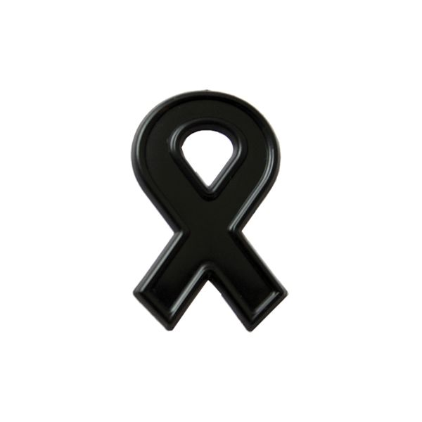 Awareness ribbon+ Pin with 1 colour