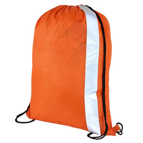 Spot On Reflective Drawstring Bag with 1 col