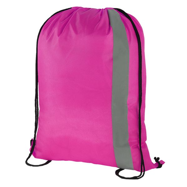 Spot On Reflective Drawstring Bag with 1 col