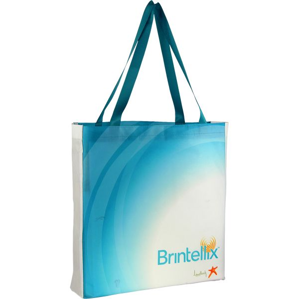 Wilburn Shopper w ful col + Black webbing handles