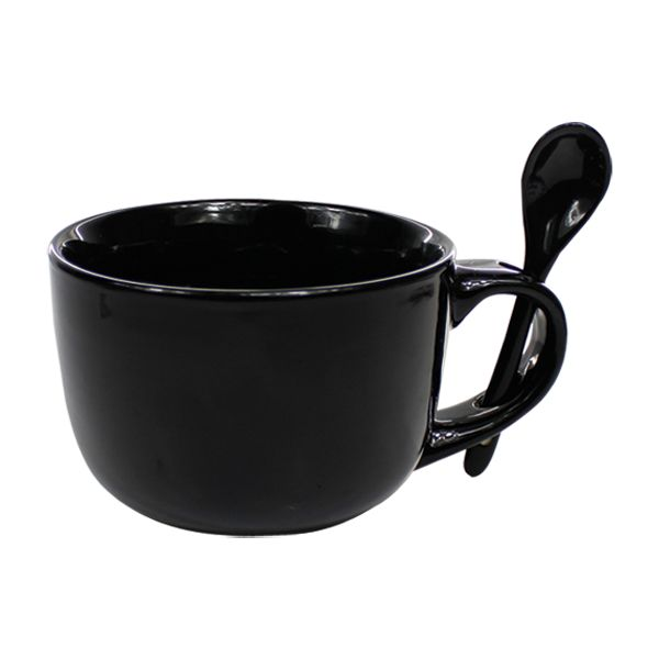 Soup Mug with 1 colour pad print