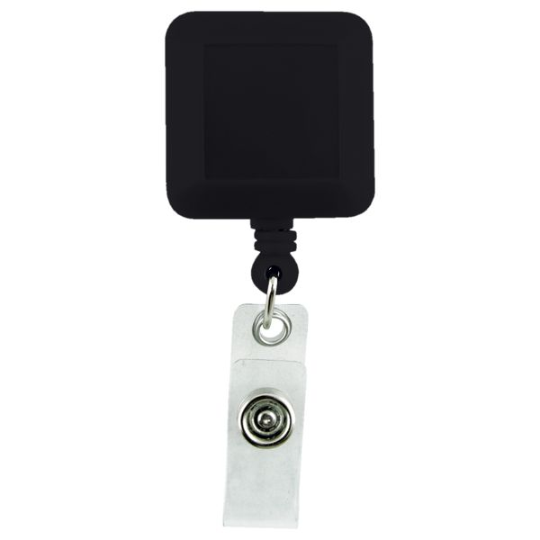 Square Retractor Reel with 1 colour pad print