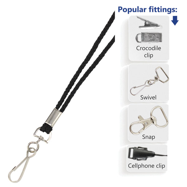 Cord Lanyard unbranded with spilt ring
