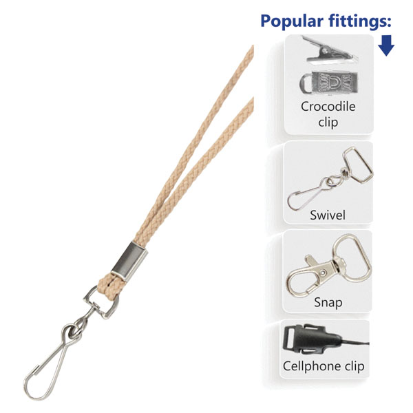 Cord Lanyard unbranded with spilt ring
