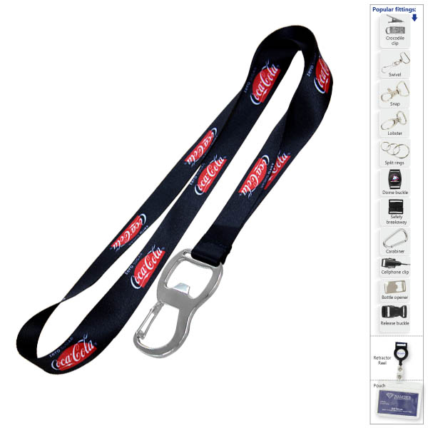 Key Fob Satin Bottle Opener Keyring Holder FC