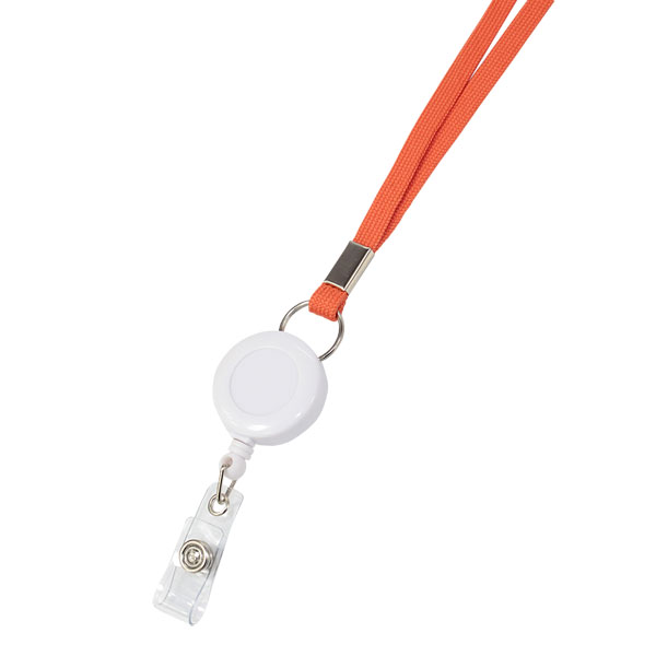 Narrow Tube Lanyard + Retractor Reel with 1 Col