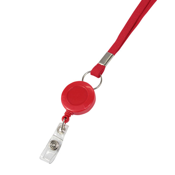 Narrow Tube Lanyard + Retractor Reel with 1 Col