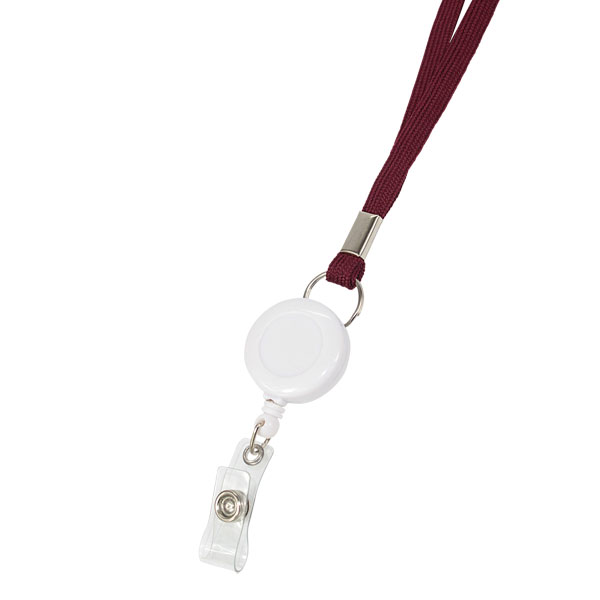 Narrow Tube Lanyard + Retractor Reel with 1 Col