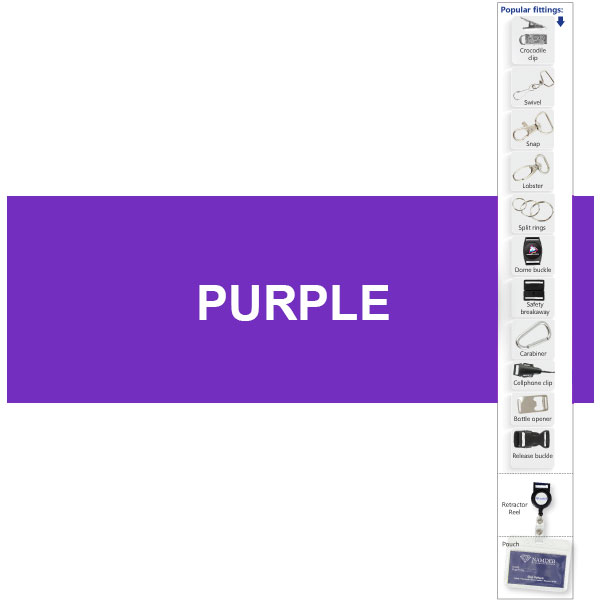  20mm Polytape Lanyard with 1 col + Swivel croc