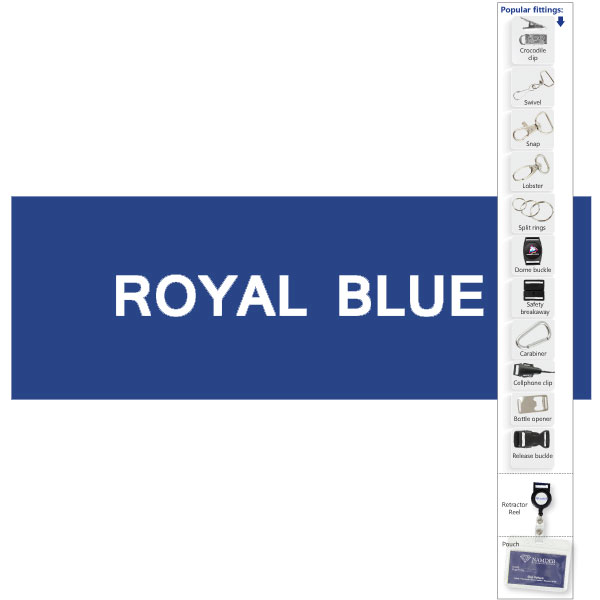  20mm Polytape Lanyard with 1 col + Swivel croc