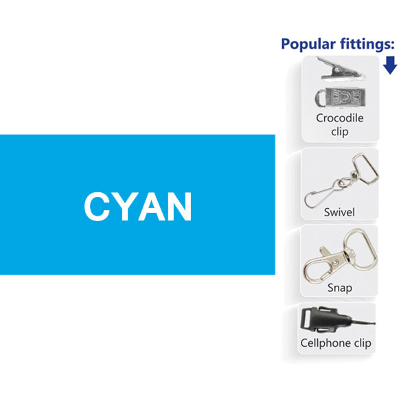 Jellybean Domed Lanyard with FC + Swivel