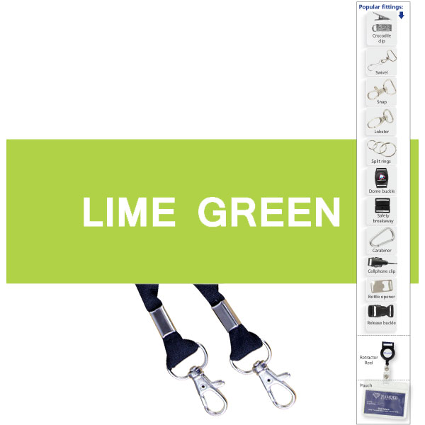 Screen Printed Open Lanyard + Lobster with 1 col