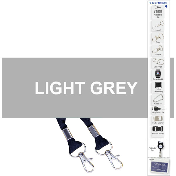 Screen Printed Open Lanyard + Lobster with 1 col