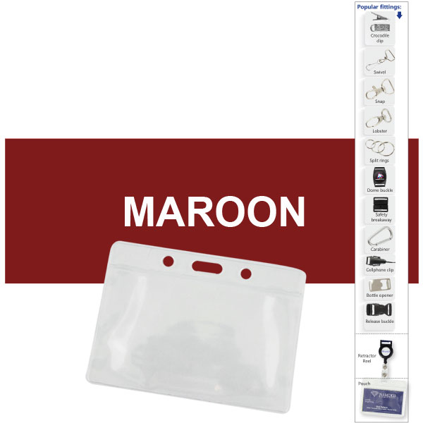 2 sided-20mmScreenPrinted Open Lan+Pouch 1 col