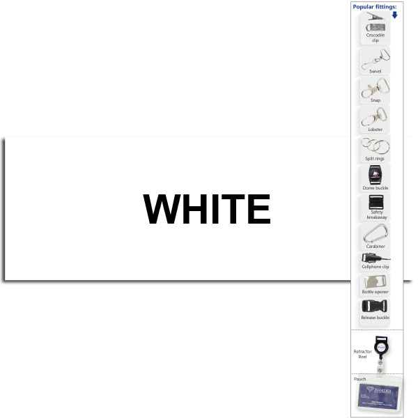 Breakaway Screenprinted Lanyard+Swivel with 1 col