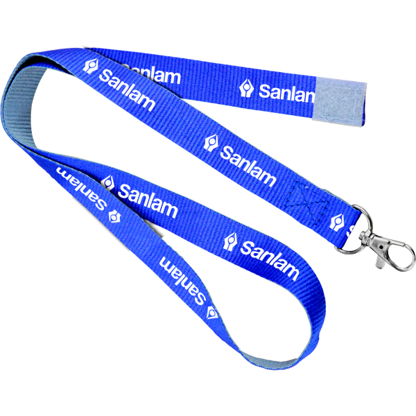 Breakaway Screenprinted Lanyard +Snap with 1 col