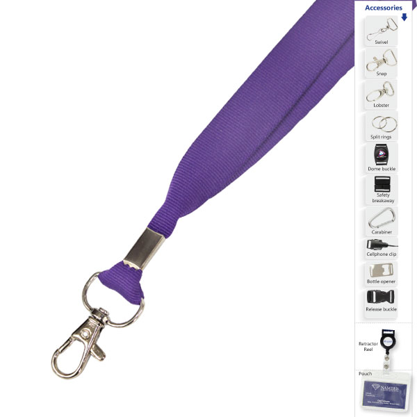 Glow in the Dark Lanyard with 1 col