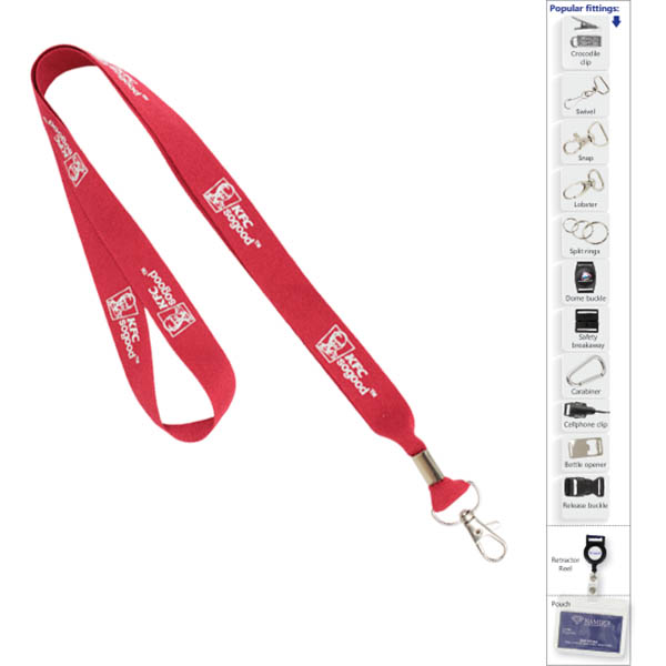 Glow in the Dark Lanyard with 1 col