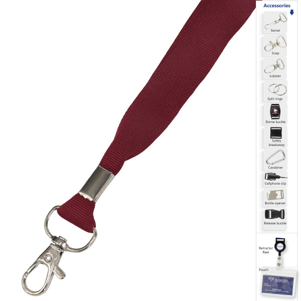 Glow in the Dark Lanyard with 1 col