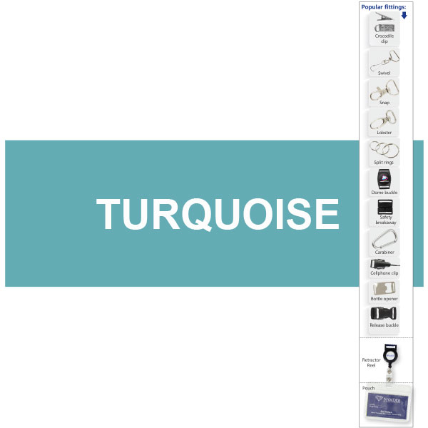 Glow in the Dark Lanyard with 1col + Swivel