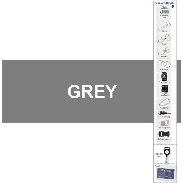 Glow in the Dark Lanyard with 1 col+ Lobster