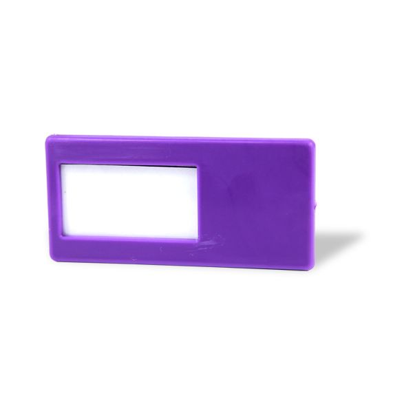 Black Partner Name Badge + Magnet with 1 col