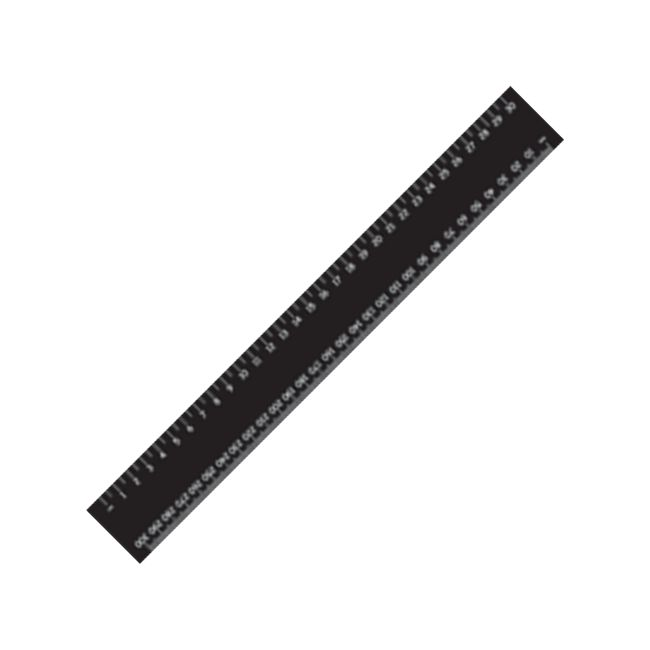 30cm Standard Ruler with 1 colour print