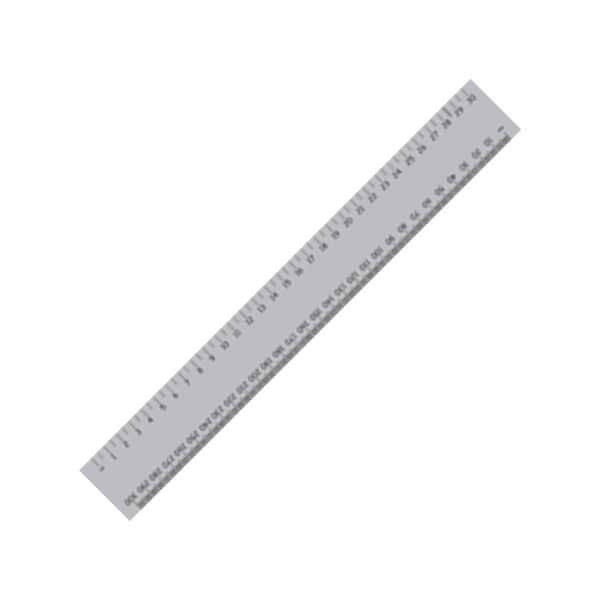 30cm Jumbo Ruler with 1 colour print
