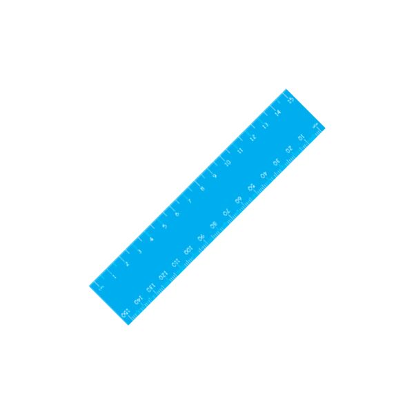 15cm Jumbo Ruler with 1 colour print