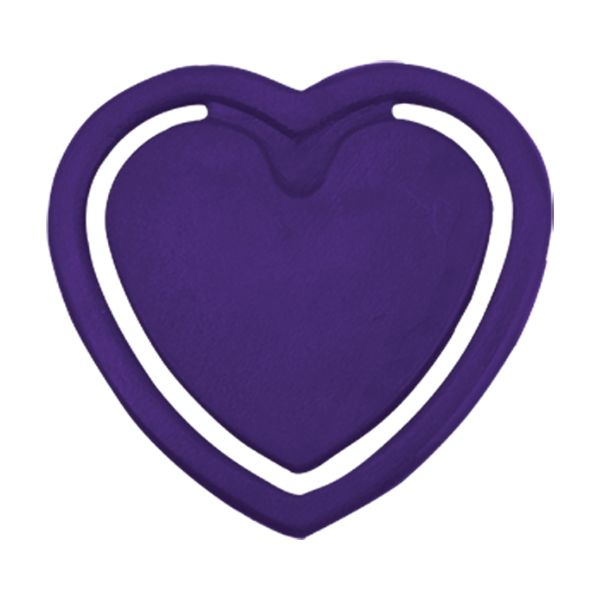 Heart Bookmark with 1 colour print