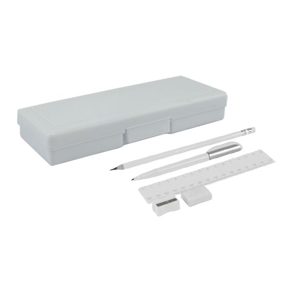 Plastic Stationery Set with 1 colour print