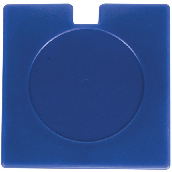 Square License Disk Holder 1 col (fits round disk)