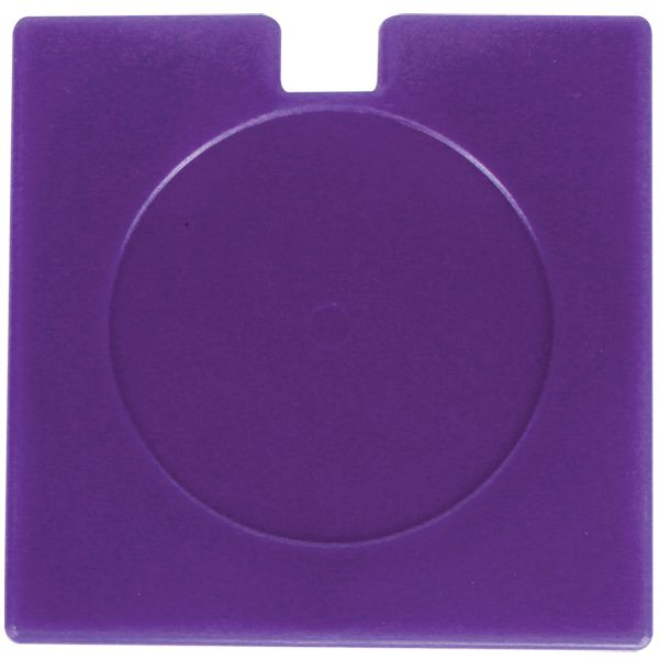 Square License Disk Holder 1 col (fits round disk)