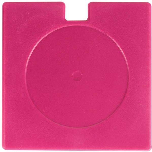 Square License Disk Holder 1 col (fits round disk)