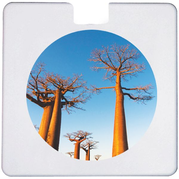 Square License Disk Holder 1 col (fits round disk)