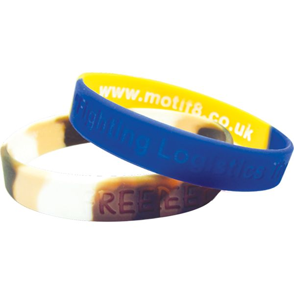 Multi-Colour Silicone Band with 1 colour
