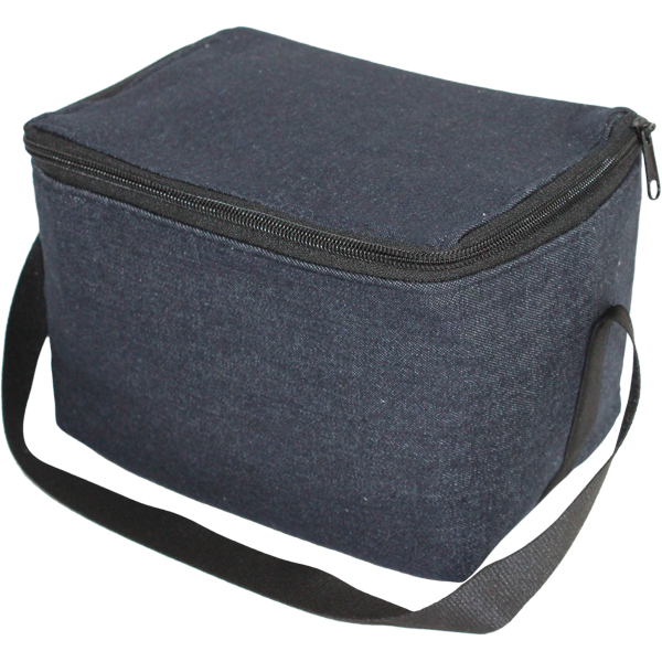 Denim Lunch cooler with 1 colour print