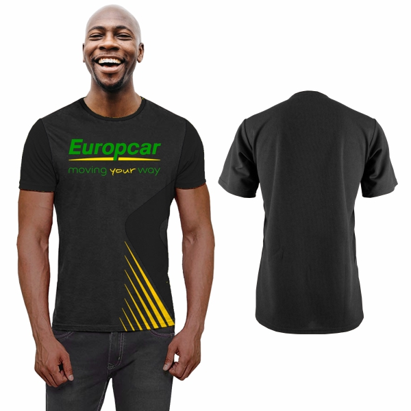 Mens Rico Birdseye Crew-Neck T-Shirt with FC