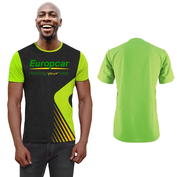 Mens Rico Birdseye Crew-Neck T-Shirt with FC